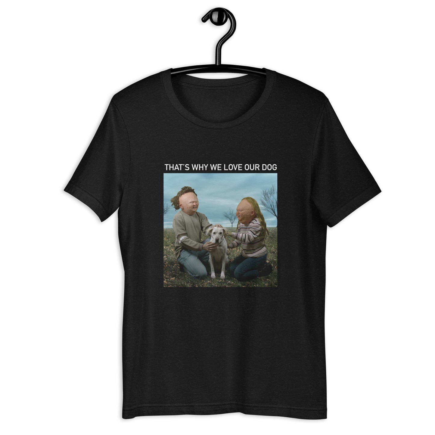 That's Why We Love Our Dog - Black Heather Shirt