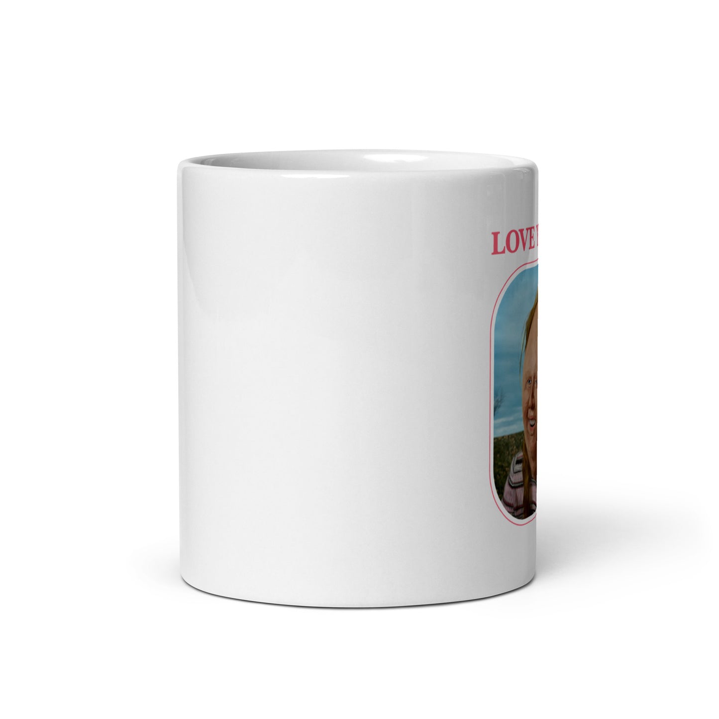 "Love you babe" mug for her