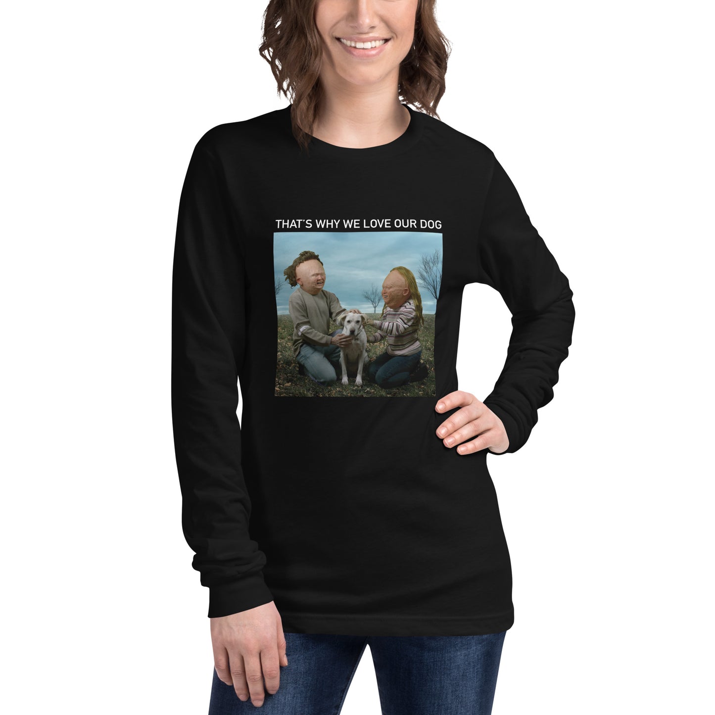 That's Why We Love Our Dog Black Long Sleeve